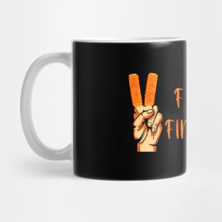 Fish Fingers funny graphic Mug